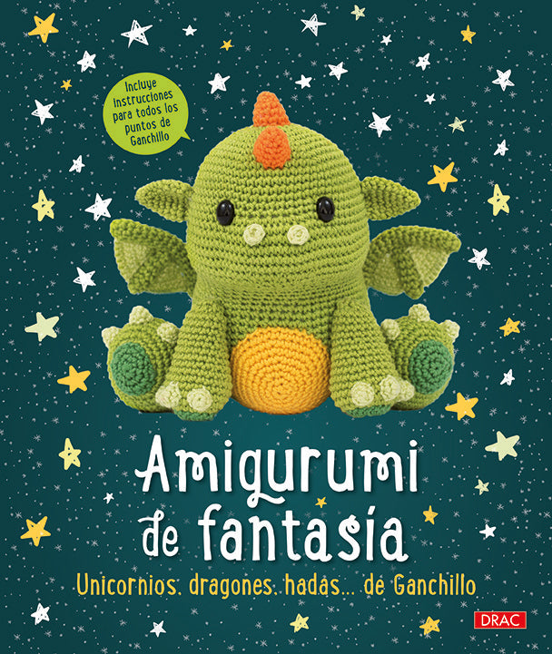 AMIGURUMI DE FANTASIA | Aa,vv, | 9788498746310 (El drac) Imagen principal del producto