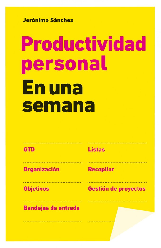 PRODUCTIVIDAD PERSONAL EN UNA SEMANA - 9788498752175