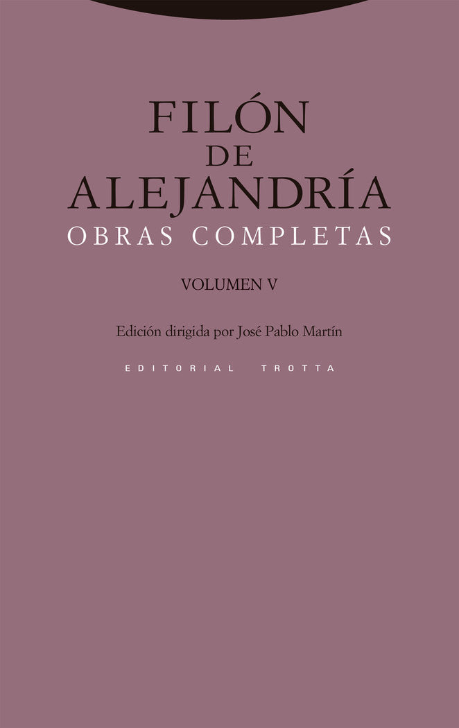 FILON DE ALEJANDRIA OBRAS COMPLETAS V - 9788498790238 Imagen principal del producto