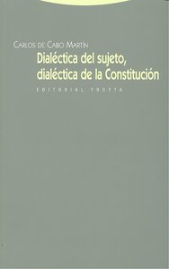 DIALECTICA DEL SUJETO DIALECTICA DE LA CONSTITUCION - 9788498791211 Imagen principal del producto