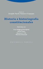 HISTORIA E HISTORIOGRAFIA CONSTITUCIONALES - 9788498795738