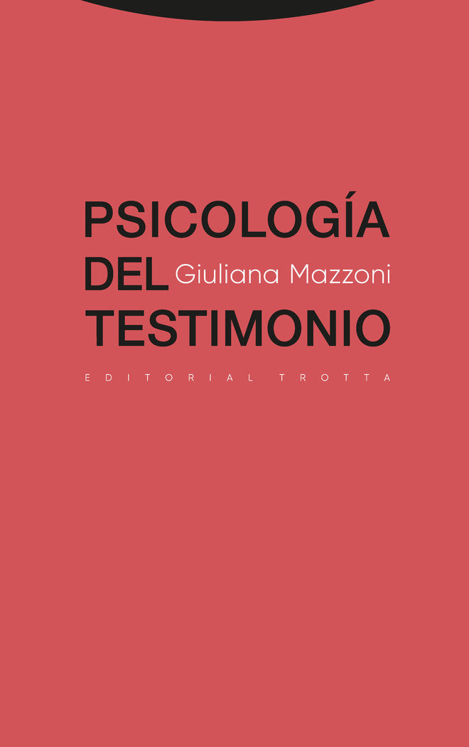PSICOLOGIA DEL TESTIMONIO - 9788498797541 Imagen principal del producto