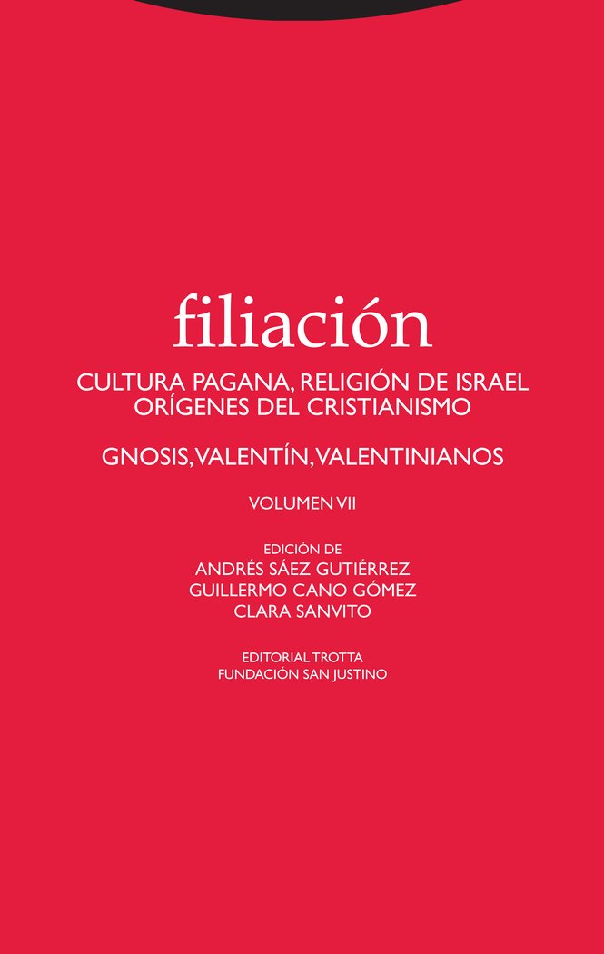 FILIACION VII CULTURA PAGANA RELIGION ISRAEL ORIGENES CRIST - 9788498797770 Imagen principal del producto