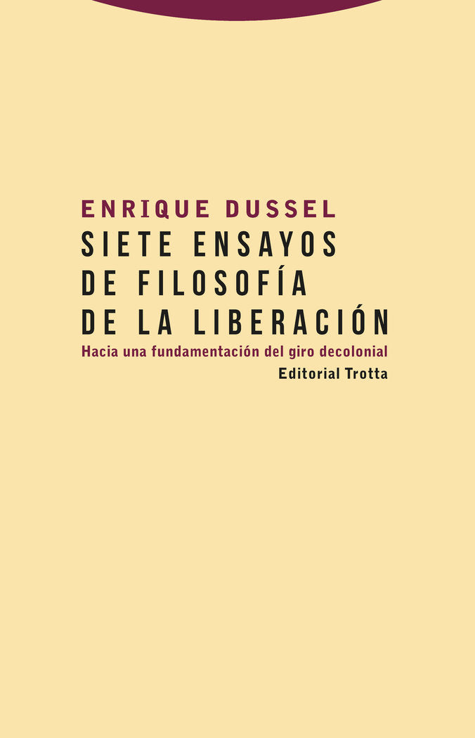 SIETE ENSAYOS DE FILOSOFIA DE LA LIBERACION - 9788498797978 Imagen principal del producto