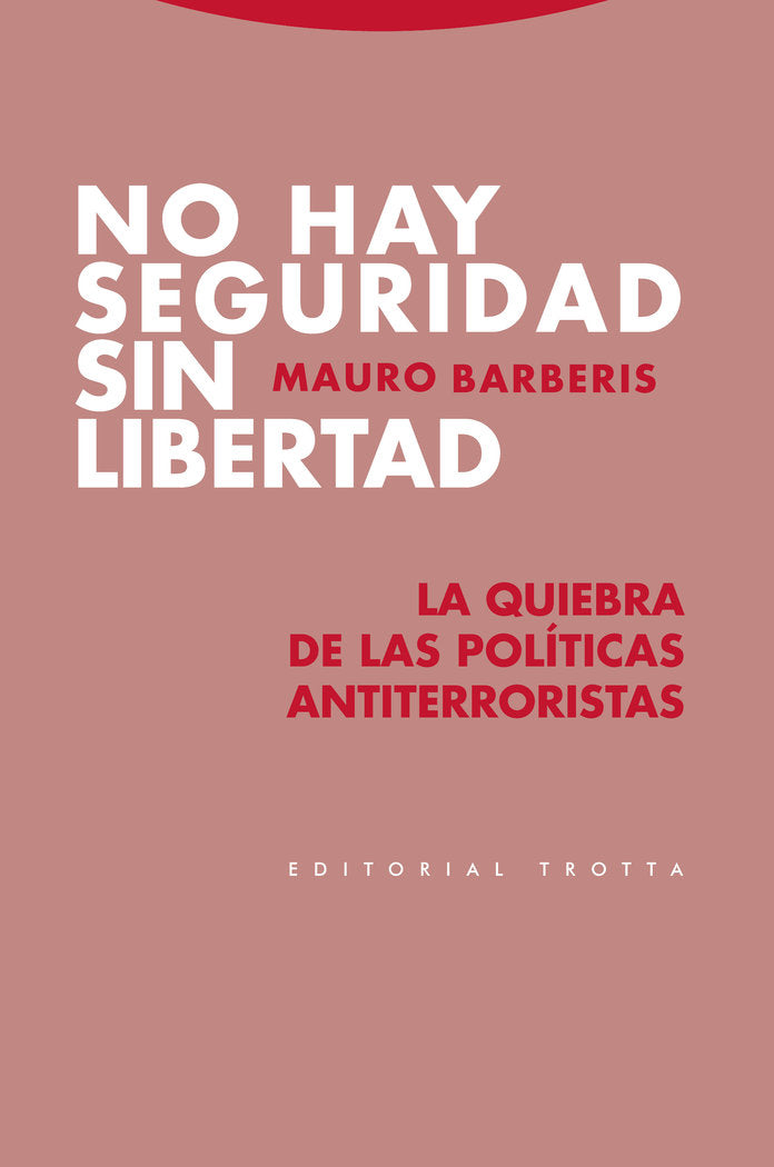 NO HAY SEGURIDAD SIN LIBERTAD - 9788498798197