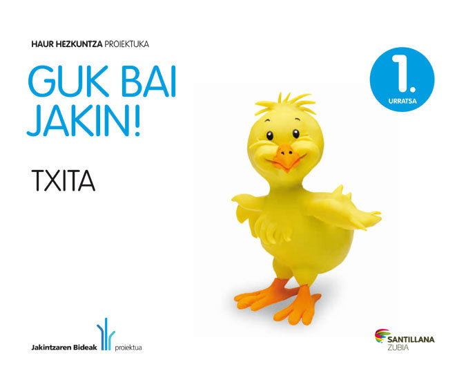 1 URRATSA TXITA GUK BAI JAKIN ED12 | Varios Autores | 9788498944211 (Zubia Santillana) Imagen principal del producto