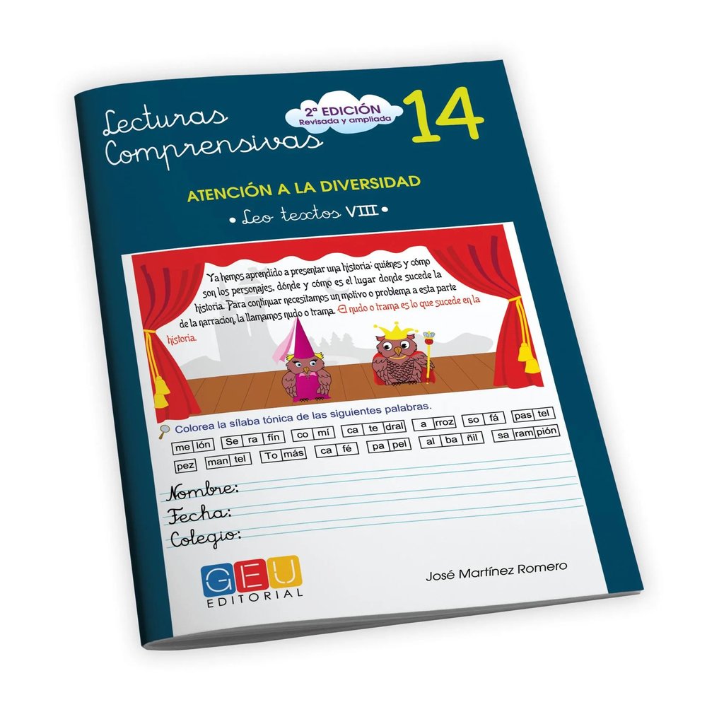 LECTURAS COMPRENSIVAS 14 | MARTINEZ ROMERO,JOSE | GEU | 9788499151458 Imagen principal del producto