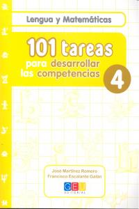 101 TAREAS PARA DESARROLLAR COMPETENCIAS 4 | AA,VV | GEU | 9788499154763 Imagen principal del producto