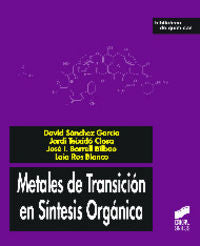 METALES DE TRANSICION EN SINTESIS ORGANICA - 9788499589930 Imagen principal del producto