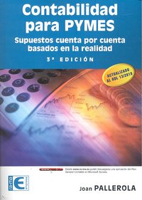 CONTABILIDAD PARA PYMES SUPUESTOS CUENTA POR CUENTA 3ªED - 9788499640921 Imagen principal del producto
