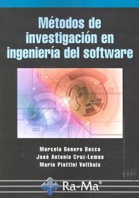 METODOS DE INVESTIGACION INGENIERIA DEL SOFTWARE - 9788499645070 Imagen principal del producto