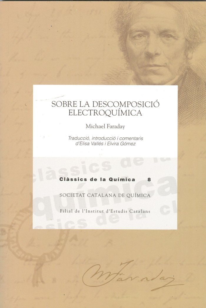 SOBRE LA DESCOMPOSICIO ELECTROQUIMICA CATA - 9788499652382 Imagen principal del producto