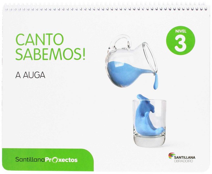 CANTO SABEMOS 3 A AUGA 5AÑOS 17 | AA,VV | 9788499721538 (Obradoiro Santillana)