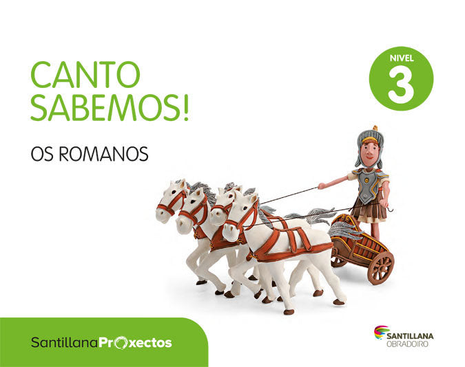 CANTO SABEMOS 3 OS ROMANOS 5AÑOS 17 | AA,VV | 9788499722276 (Obradoiro Santillana) Imagen principal del producto