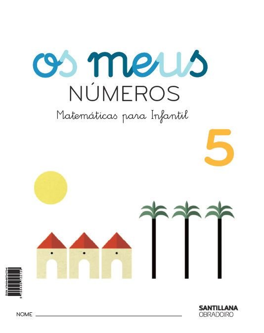 NUMEROS 5 OS MENUS 5AÑOS 17 | AA,VV | 9788499722726 (Obradoiro Santillana) Imagen principal del producto
