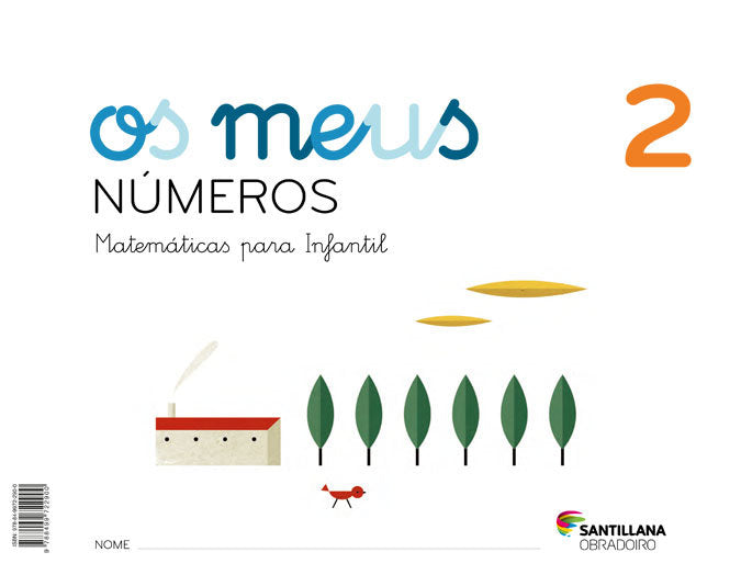 OS MEUS NUMEROS 2 3AÑOS GALLEGO 17 | Varios Autores | 9788499722900 (Obradoiro Santillana) Imagen principal del producto