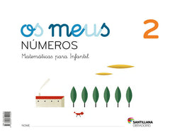 OS MEUS NUMEROS 2 3AÑOS GALLEGO 17 | Varios Autores | 9788499722900 (Obradoiro Santillana)