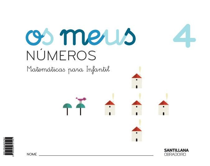 OS MEUS NUMEROS 4 GALLEGO 4AÑOS 17 | AA,VV | 9788499727561 (Obradoiro Santillana) Imagen principal del producto