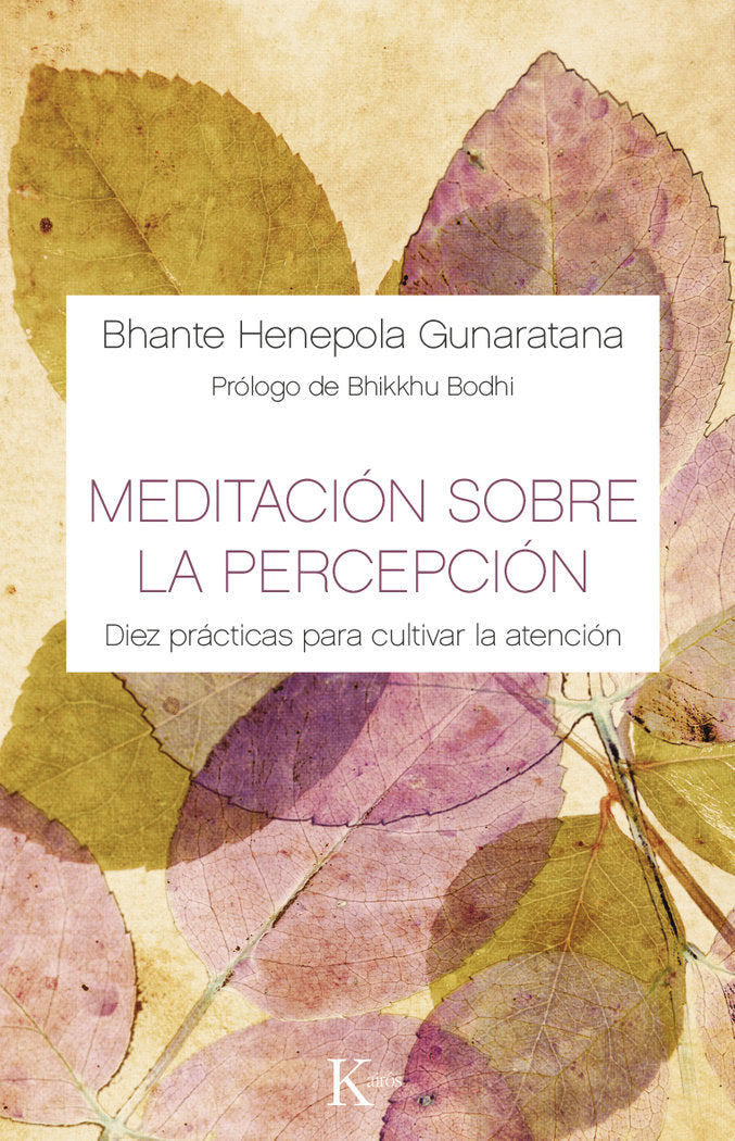 MEDITACION SOBRE LA PERCEPCION - 9788499884882 Imagen principal del producto