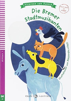 Niveau 2 - Die Bremer Stadtmusikanten (+Cd-Rom) ). Aa. Vv. ((Eli) European Language Instit) 9788853618887