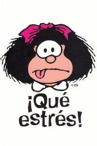Mafalda Que Estres Cuaderno Grande Imagen principal del producto