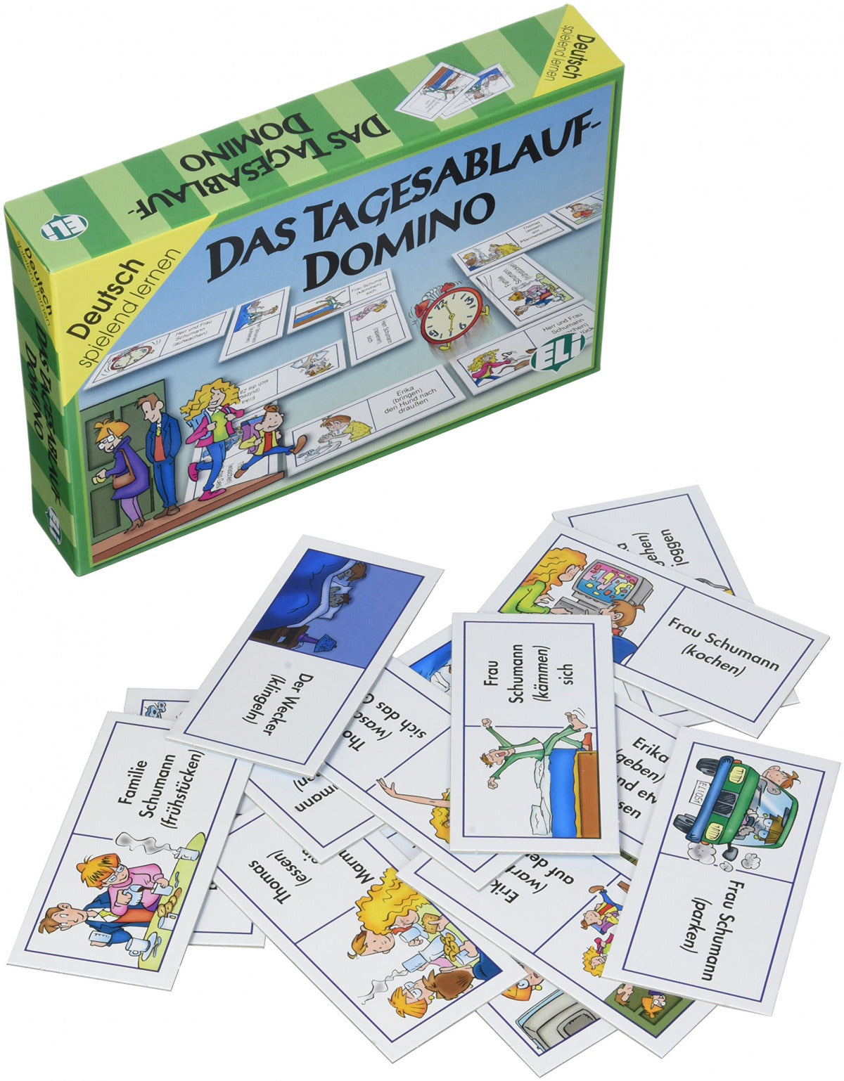 (aleman).das tagesablauf-domino Imagen principal del producto