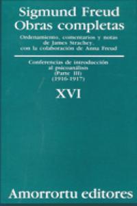 CONFERENCIAS INT, AL PSICOANALISIS III O,C,TOMO 16 | FREUD,SIGMUND | AMORRORTU EDITORES S,A, | 9789505185924 Imagen principal del producto