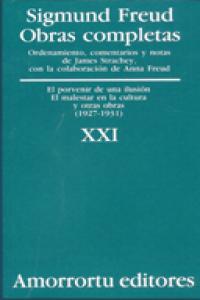 PORVENIR DE UNA ILUSION Y OTRAS OBRAS O,C,TOMO 21 | FREUD,SIGMUND | AMORRORTU EDITORES S,A, | 9789505185979