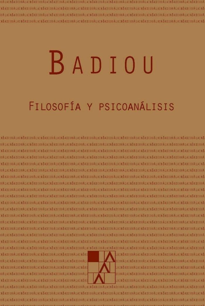 FILOSOFIA Y PSICOANALISIS | BADIOU,ALAIN | LA MARCA EDITORA | 9789508892447 Imagen principal del producto