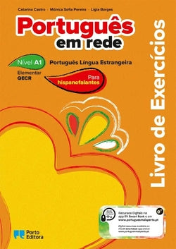 Português Em Rede - Nível A1 (livro de Exercícios) para Hispanohablantes (Porto Editora) - 9789720170583
