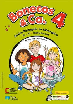 Bonecos & Ca. 4 (A1-A2)-(MANUAL+LIVRO Actividades) (Porto Editora) - 9789720171740