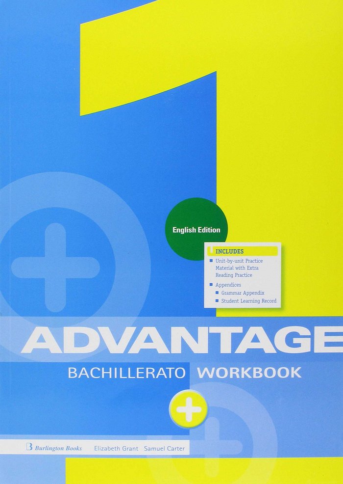 ✅ ADVANTAGE 1ºNB WB ENGLISH 17 I AA,VV I BURLINGTON BOOKS I 9789925300198