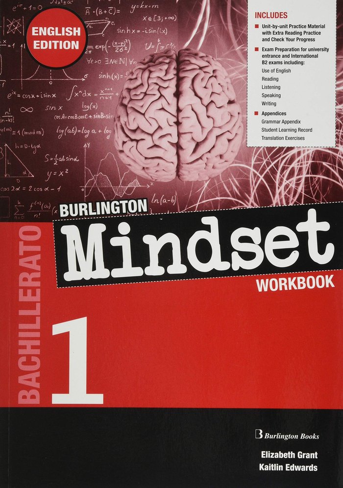 ✅ MINDSET 1ºNB WB 20(ENGLISH) I AA,VV I BURLINGTON BOOKS I 9789925302567