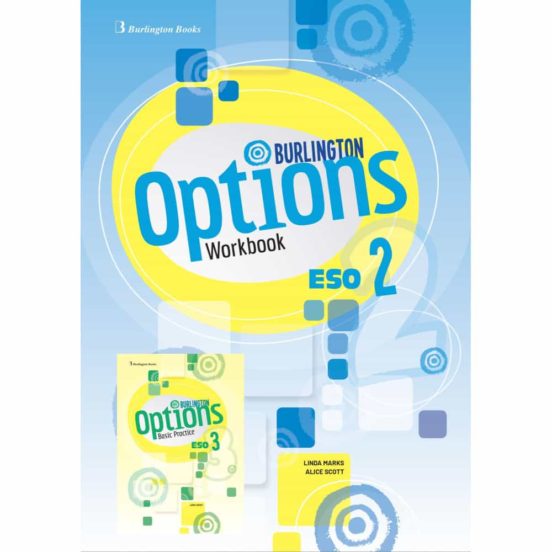 ✅ OPTIONS 2º ESO WORK BOOK SPA (edición en inglés) VV.AA. BURLINGTON BOOKS - 9789925309016 Imagen principal del producto