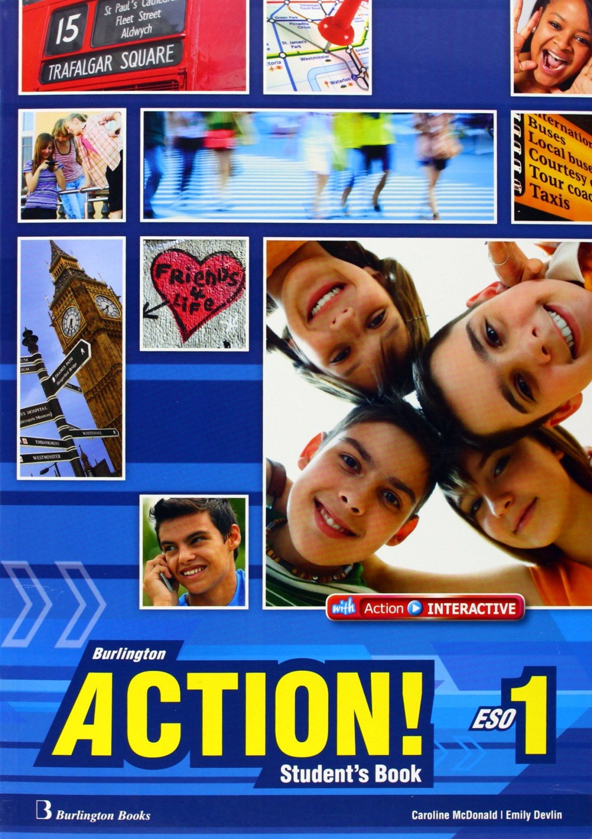 Burlington action 1ºeso. Student book Imagen principal del producto