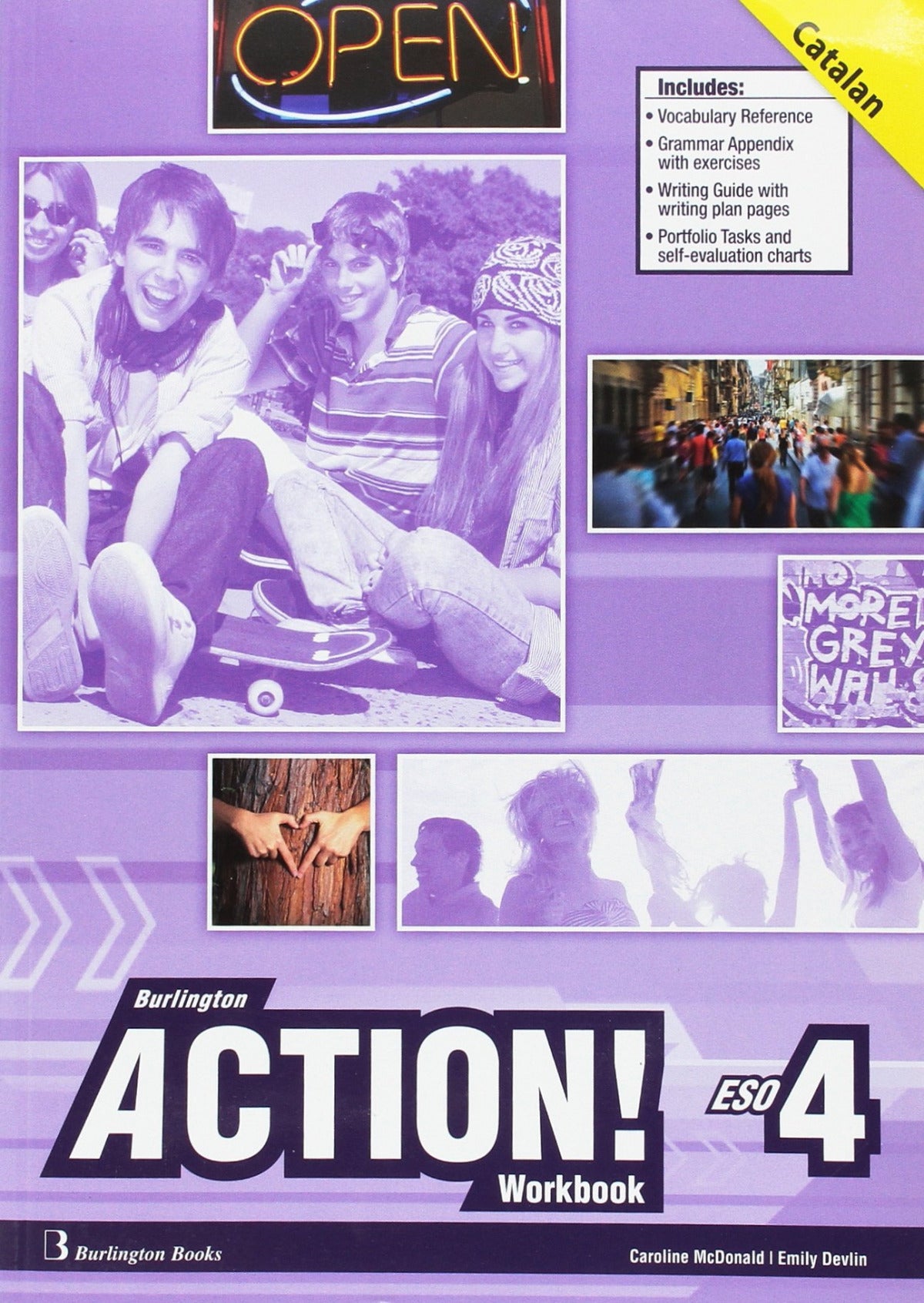 burlington action 4ºeso. Workbook. Catalan Imagen principal del producto