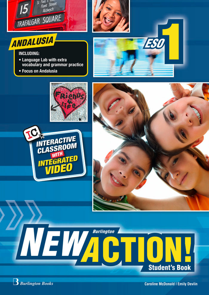 New Action 1º ESO St Andalucía 16 BURIN31ESO (Burlington Books) - 9789963517091