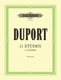 21 Etuden Violochelo Duport | PETERS | 9790014011666