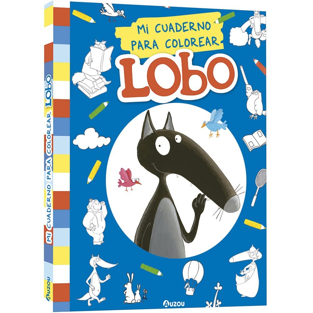 Mi Cuaderno para Colorear Lobo