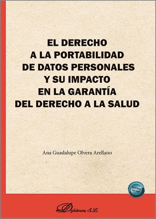 EL DERECHO A LA PORTABILIDAD DE DATOS PERSONALES Y SU IMPAC - 9791370061128 Imagen principal del producto