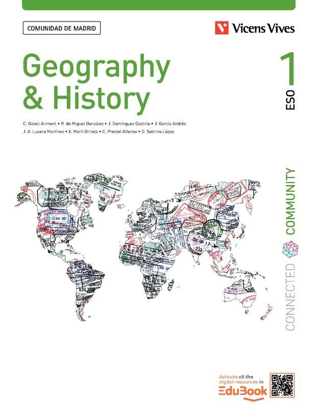 Geography & History 1, Comunidad de Madrid (cc), Nueva Edic (Vicens Vives) - 9791370220549