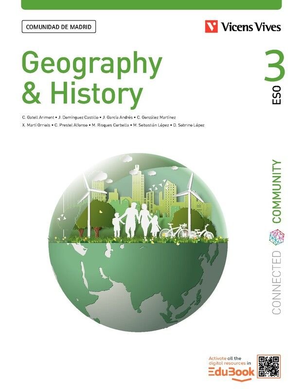 Geography & History 3, Comunidad de Madrid (cc), Nueva Edic (Vicens Vives) - 9791370220563