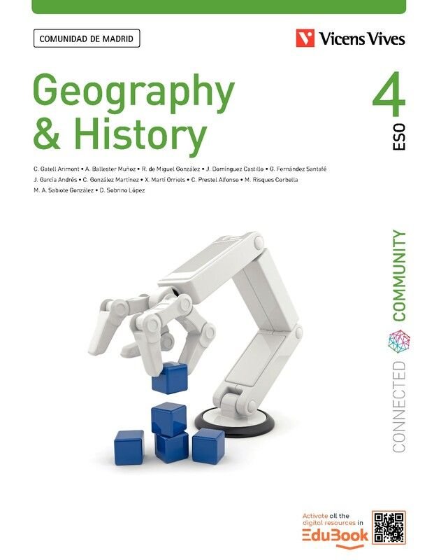 Geography & History 4, Comunidad de Madrid (cc), Nueva Edic (Vicens Vives) - 9791370220570