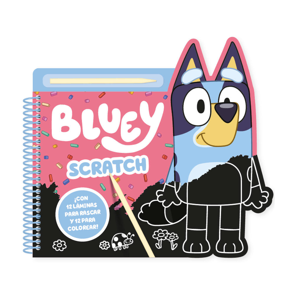 LIBRO DE SCRATCH BLUEY 12 LAMINAS | PLAY TIME IMAGILAND | 1 UNIDAD | 9791387627218 Imagen principal del producto