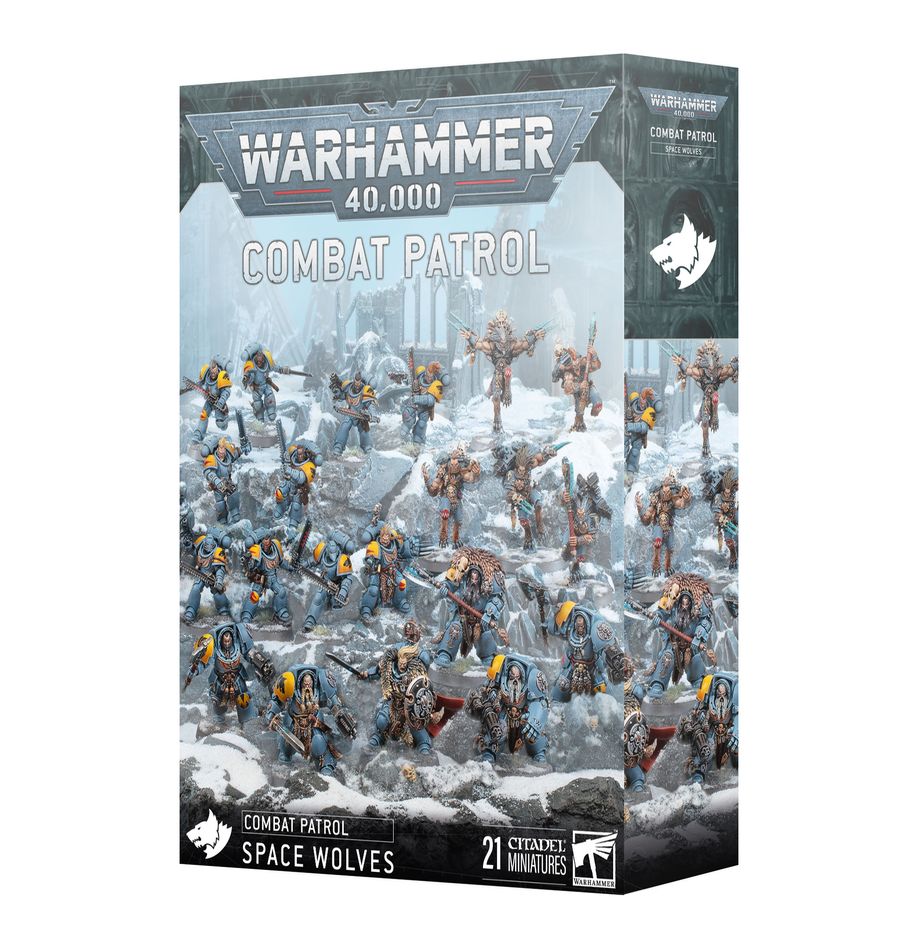 PATRULLA LOBOS ESPACIALES - COMBAT PATROL SPACE WOLVES Imagen principal del producto