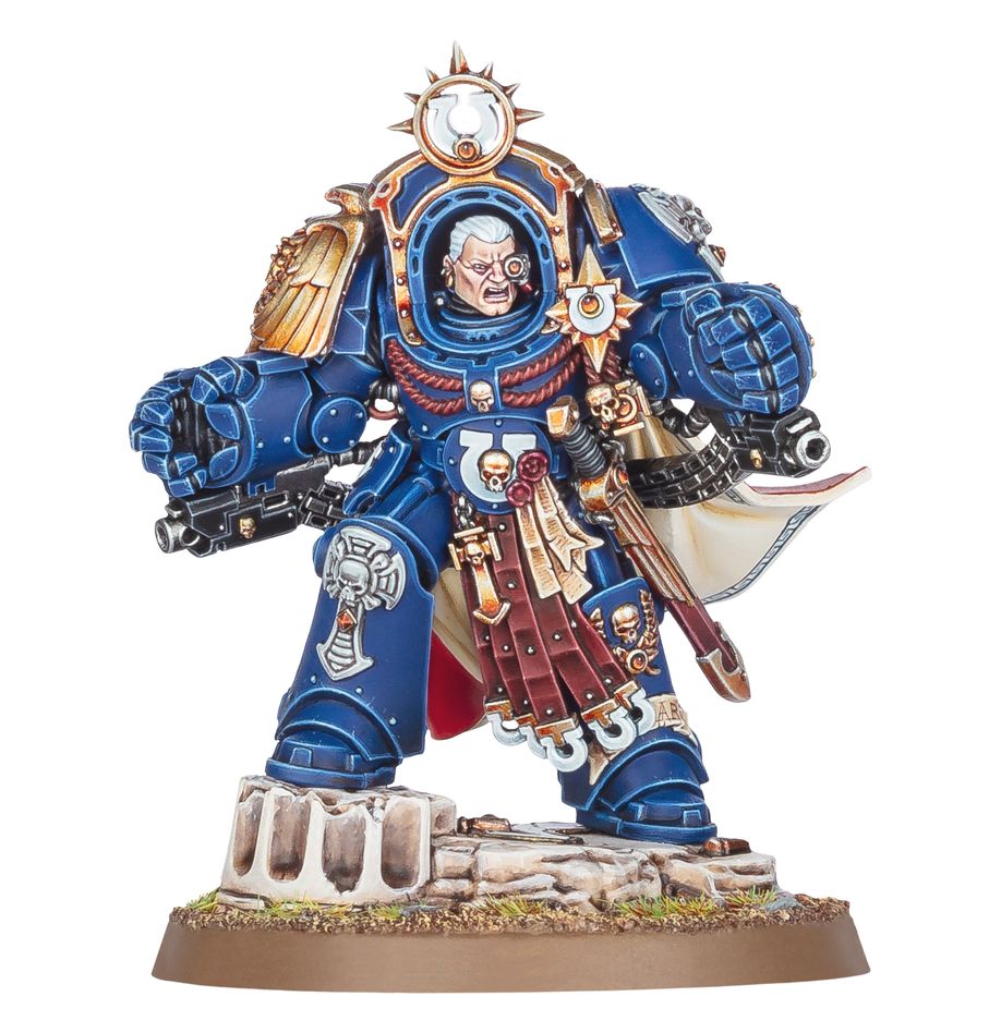 MARNEUS CALGAR CON ARMADURA DE ANTILOCHUS | Ultramarines | Miniatura 40K Imagen principal del producto