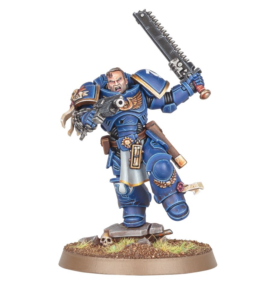 Teniente Titus - Marines Espaciales | Miniatura Oficial Warhammer 40,000 | Lieutenant Titus – Space Marines Imagen principal del producto
