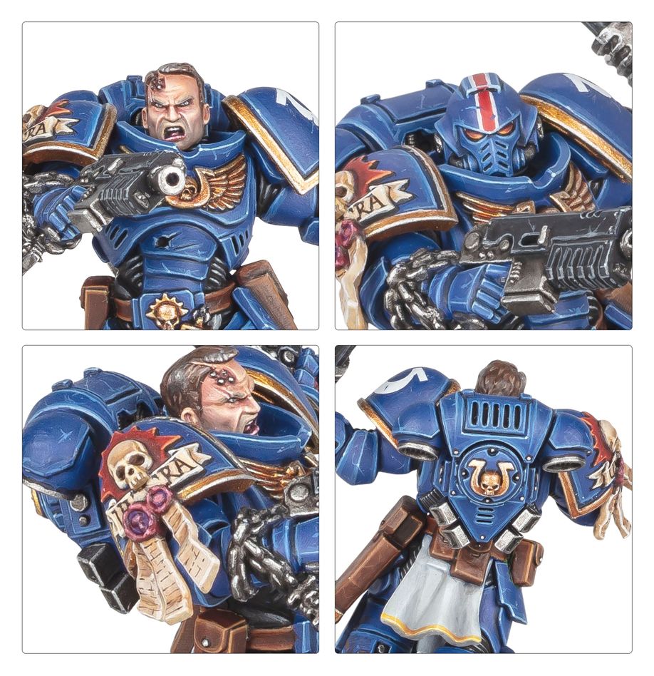 Teniente Titus - Marines Espaciales | Miniatura Oficial Warhammer 40,000 | Lieutenant Titus – Space Marines