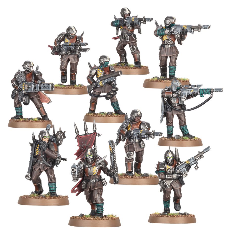 GUARDIAS TRAIDORES | Marines Espaciales del Caos | 10 miniaturas con armas láser Imagen secundaria del producto