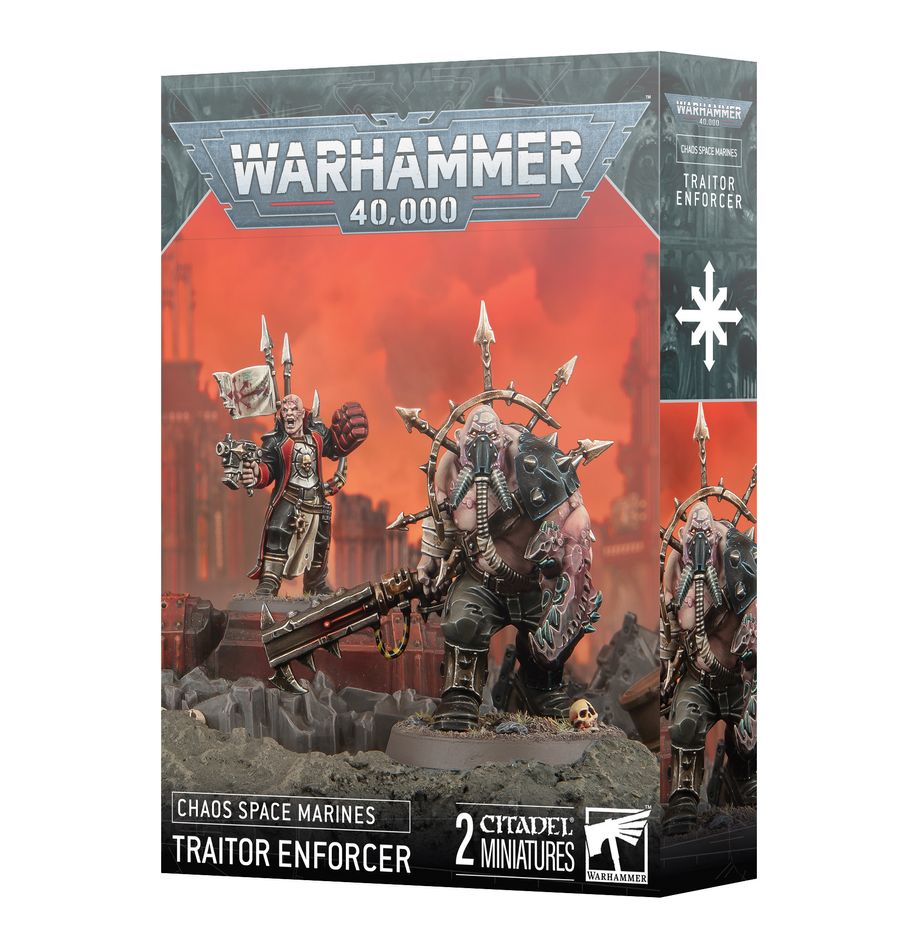 EJECUTOR TRAIDOR | Marines Espaciales del Chaos | 2 miniaturas de encaje a presión Imagen principal del producto